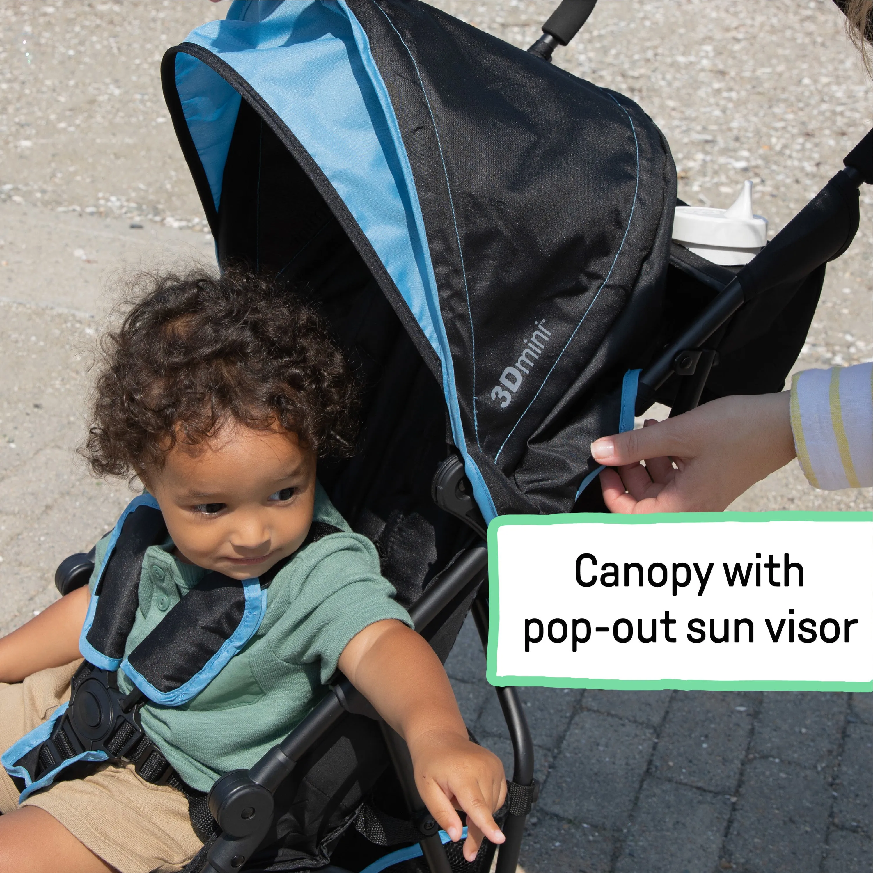 3Dmini Convenience Stroller - Dusty Blue