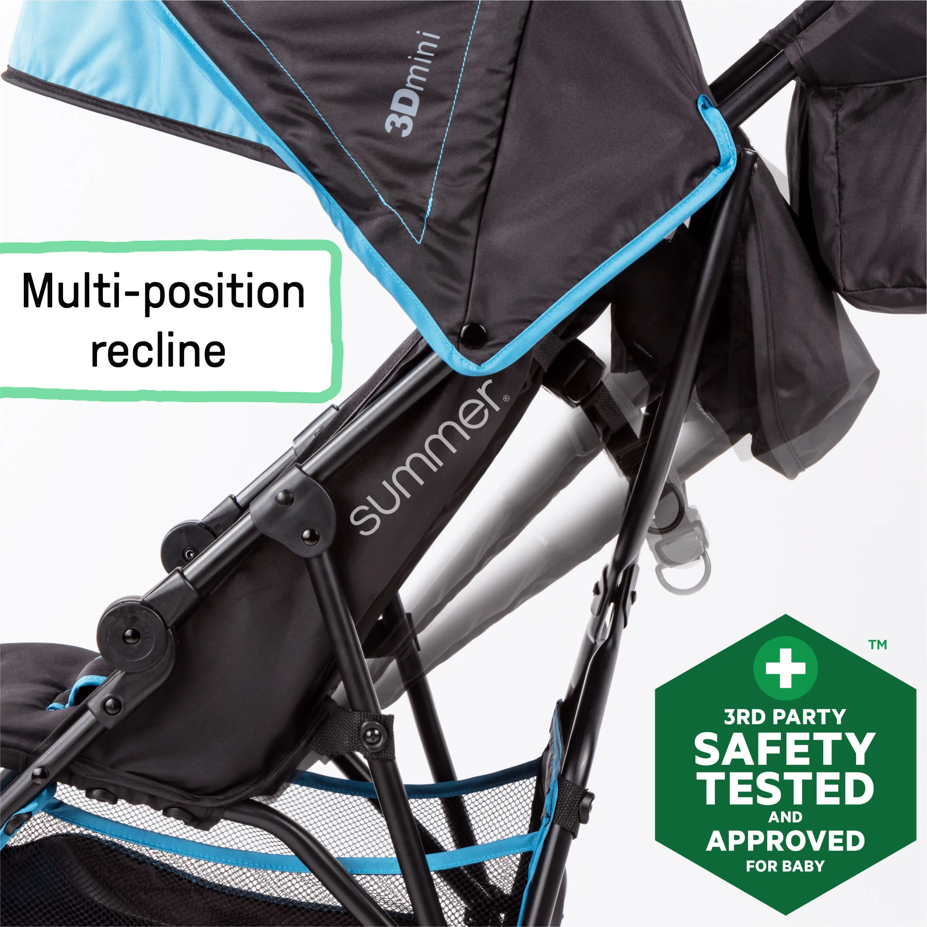 3Dmini Convenience Stroller - Dusty Blue