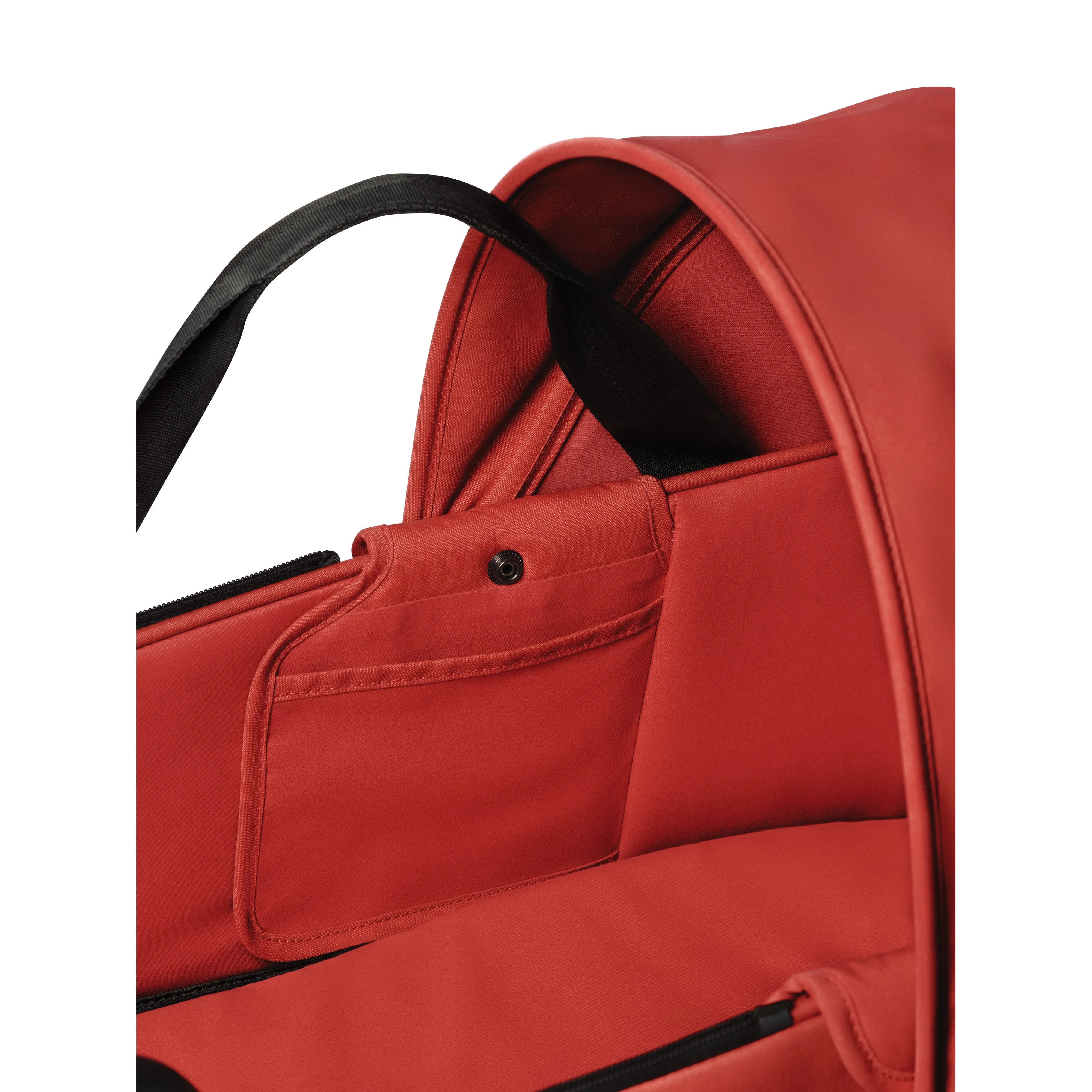 BABYZEN YOYO² Baby Stroller Set - White Frame with Red Bassinet
