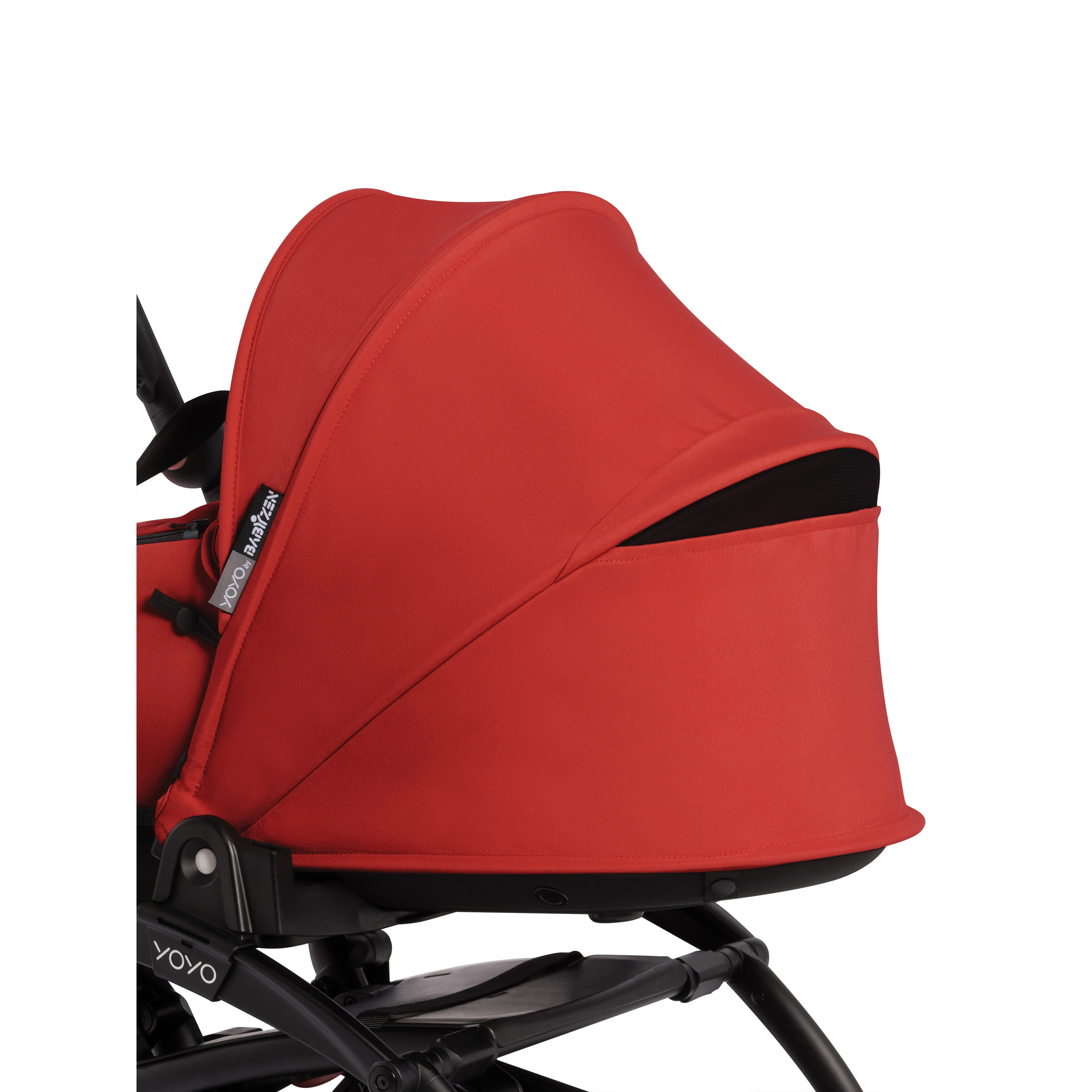 BABYZEN YOYO² Baby Stroller Set - White Frame with Red Bassinet