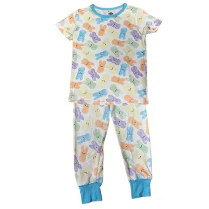 Belle Cher - Light Blue Peeps Pajamas