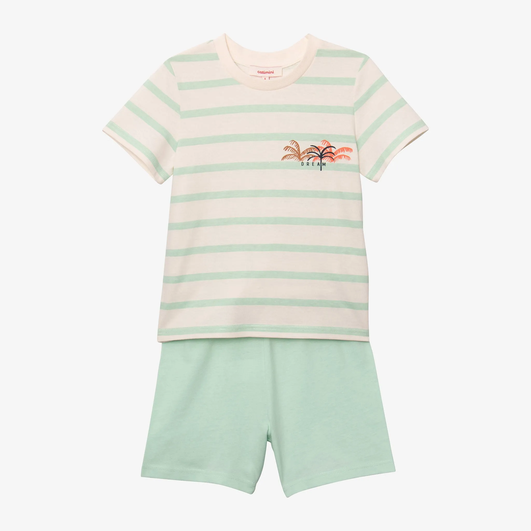 Boy's striped shorty pajama