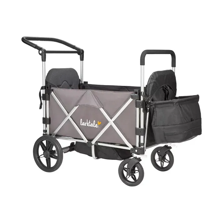 Caravan Stroller Wagon Complete - Gray Chassis/ Byron Black Canopy