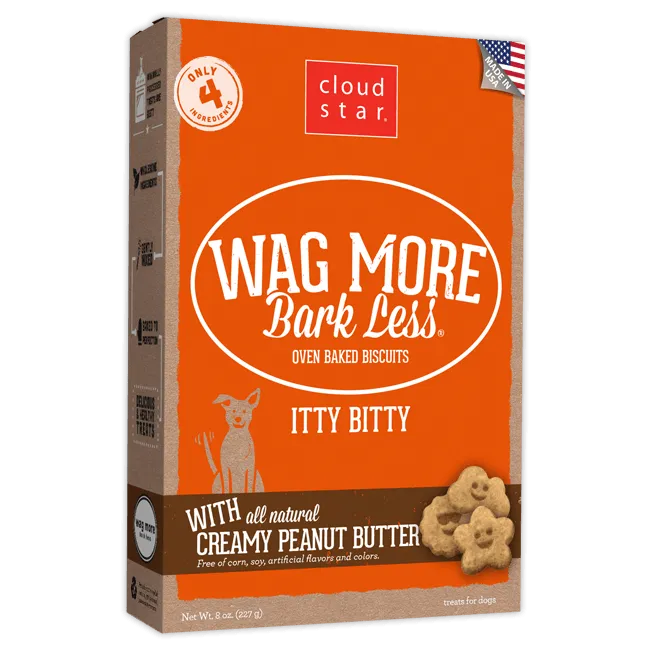 Cloud Star Itty Bitty Buddy Biscuits Peanut Butter Dog Treats