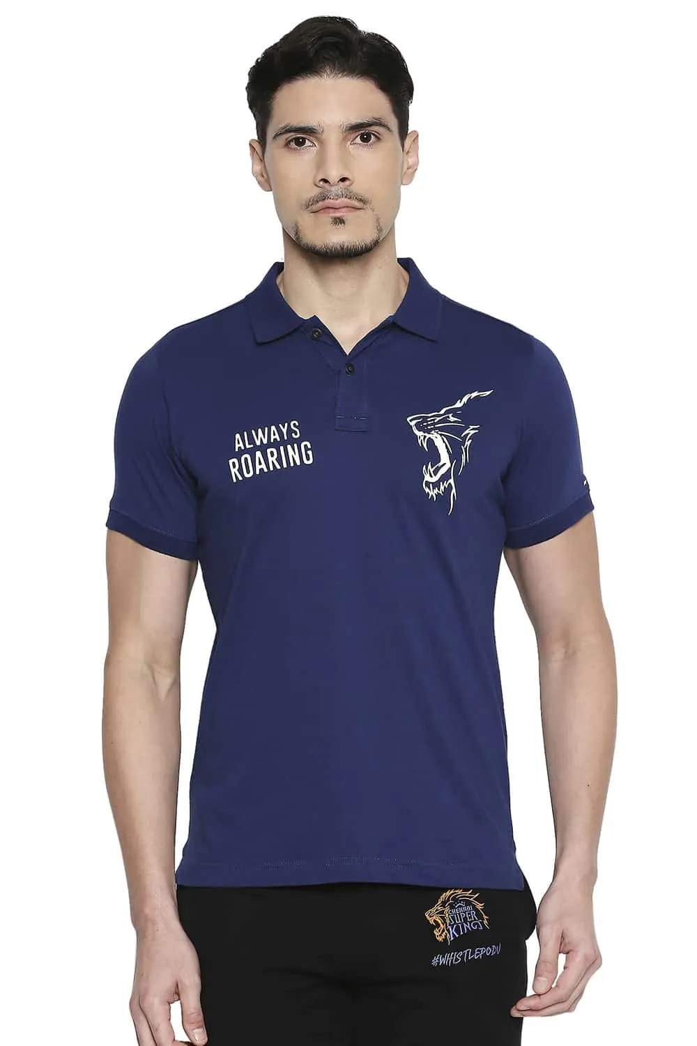 CSK Original Ipl Whistle Podu Polo T Shirt