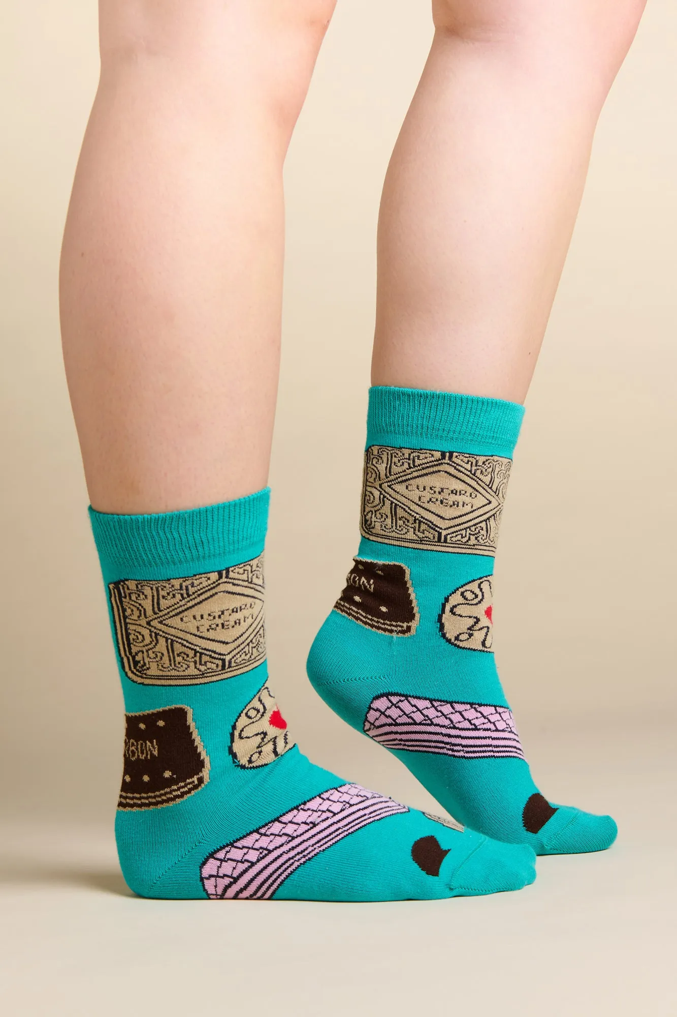 Graphic Cotton Sock 2 Pack - Biscuits