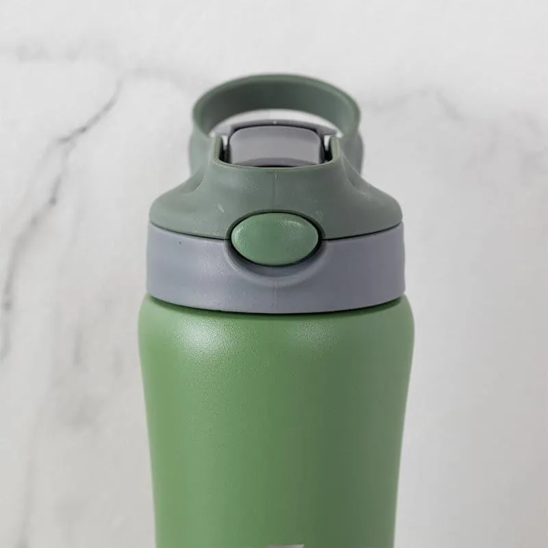 Handy Quench 750 ML Hot & Cold Thermos Water Bottle (Green & Blue) - Set Of Two