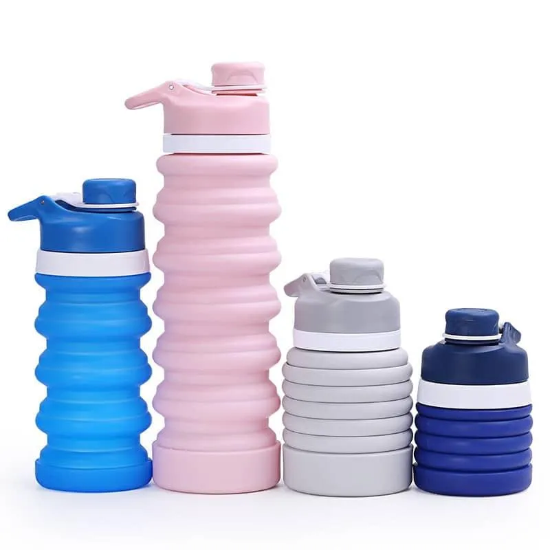 Portable Folding Silicone Water Bottle