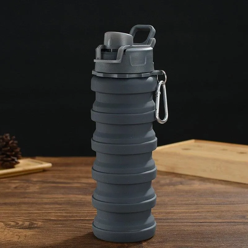 Portable Folding Silicone Water Bottle