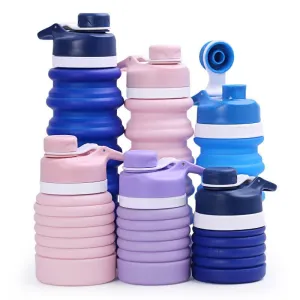 Portable Folding Silicone Water Bottle