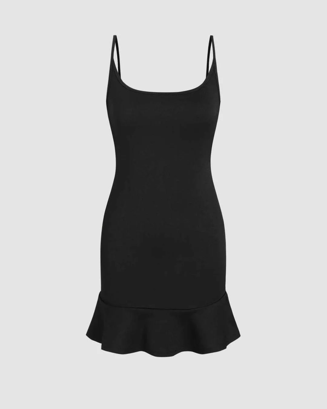 Tennis Ground Aesthetic Black Bodycon Dress