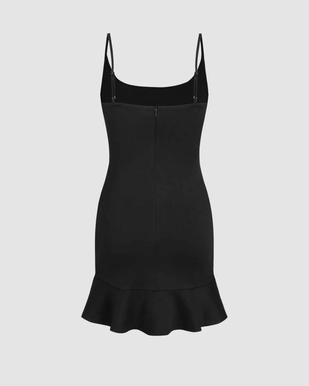 Tennis Ground Aesthetic Black Bodycon Dress
