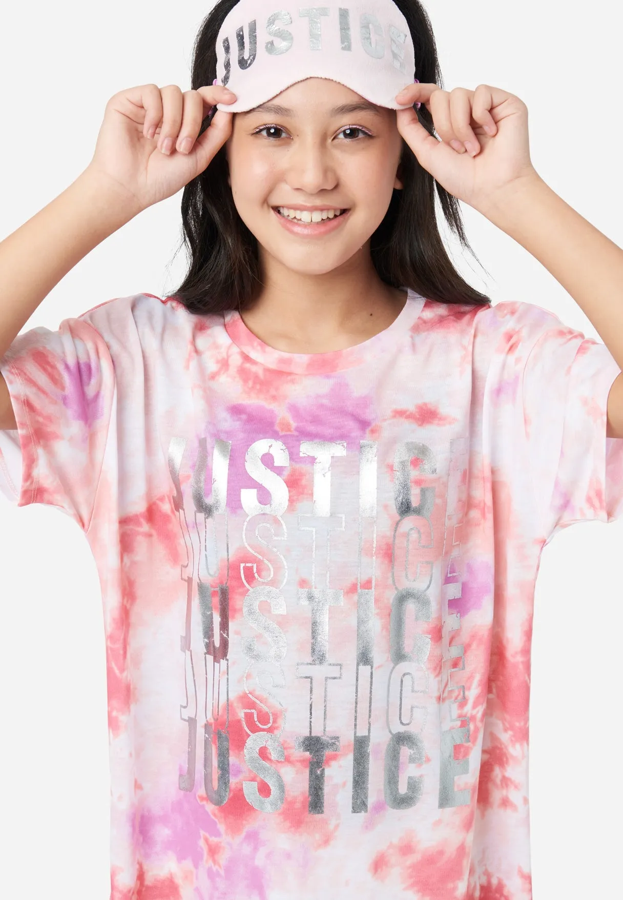 Tie-Dye Sleep Shirt Set