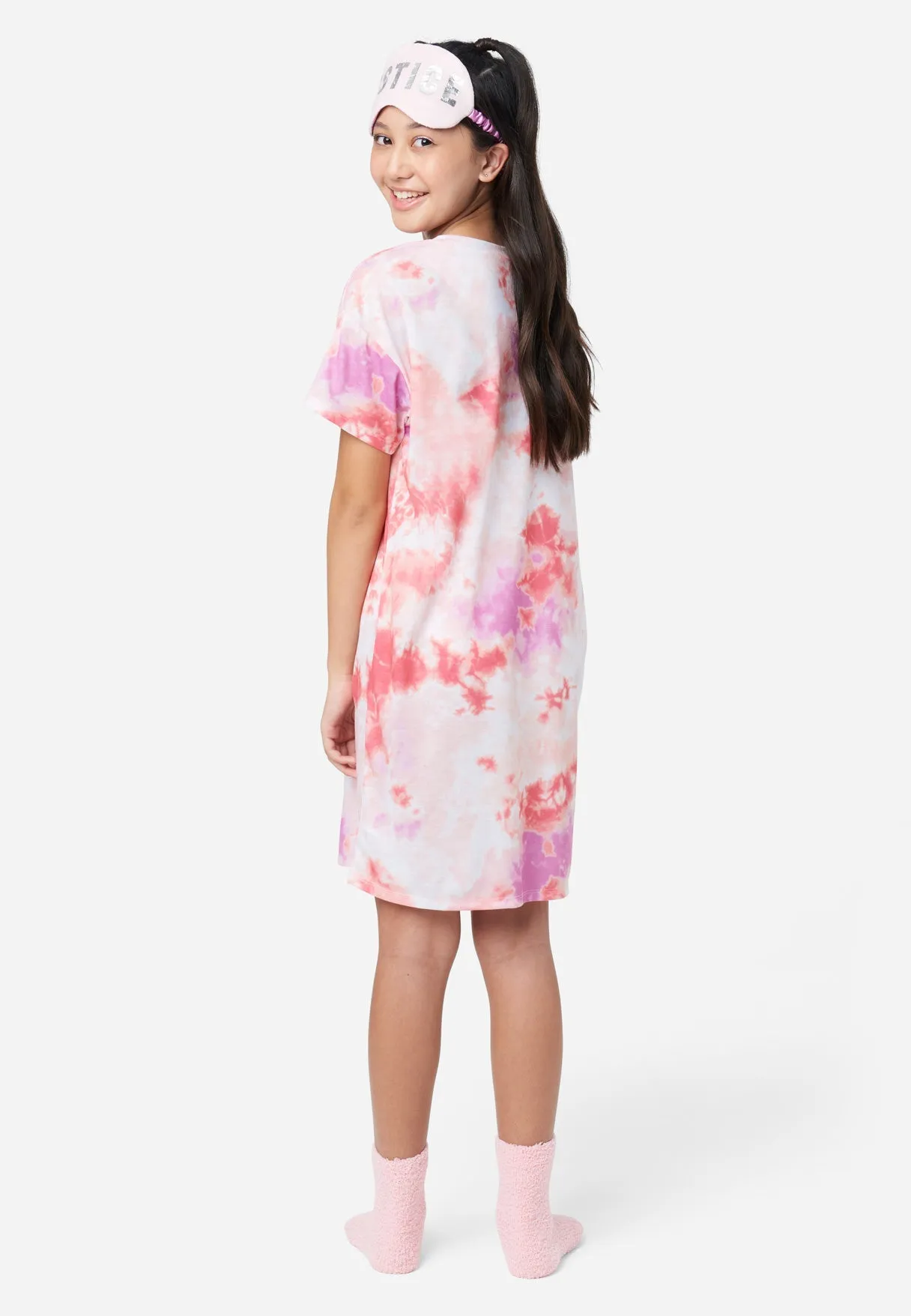 Tie-Dye Sleep Shirt Set