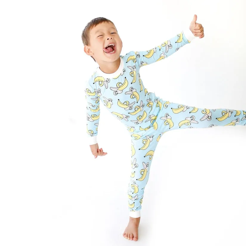 Two-Piece Bamboo Viscose Pajama Set by Little Sleepies