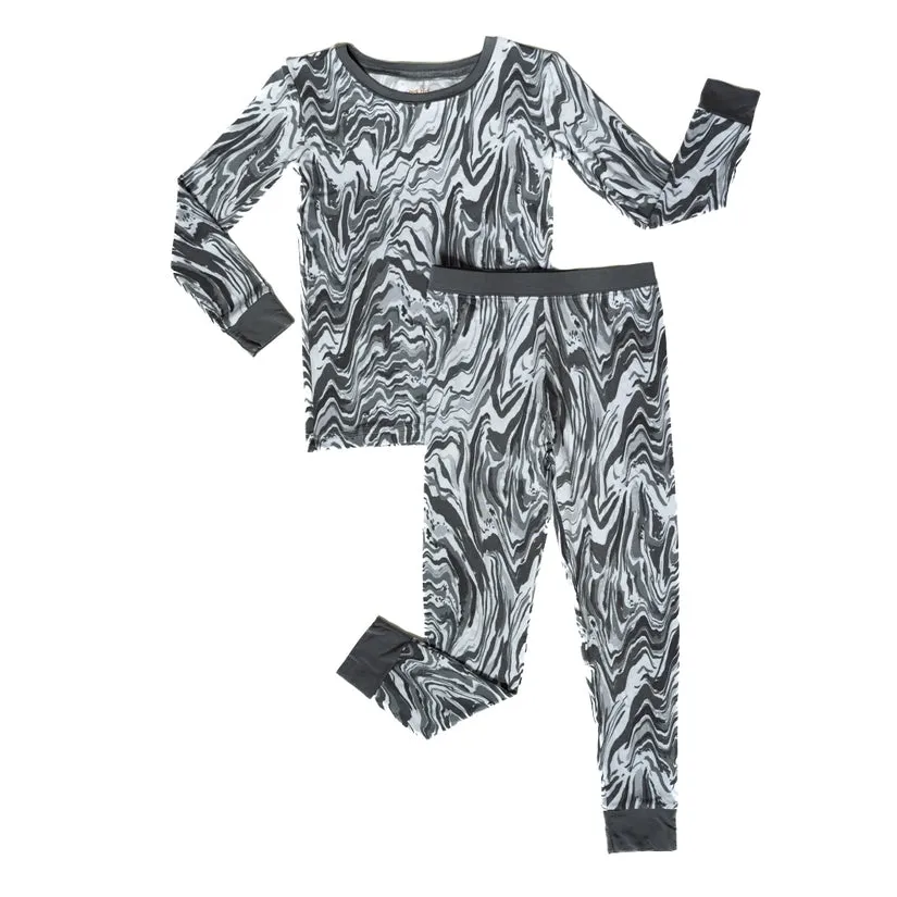 Two-Piece Bamboo Viscose Pajama Set by Little Sleepies
