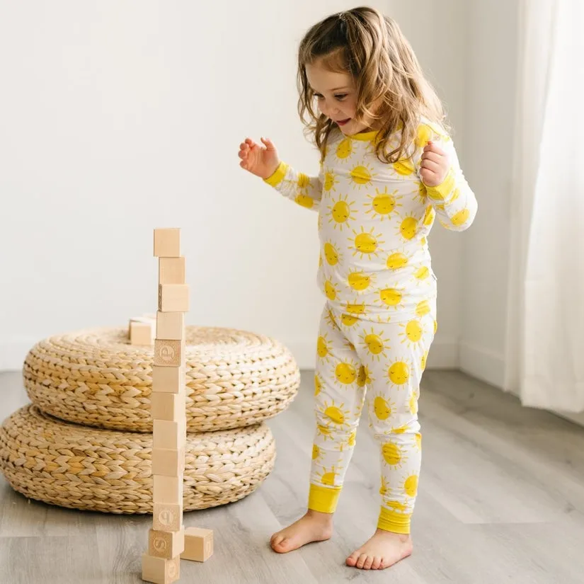 Two-Piece Bamboo Viscose Pajama Set by Little Sleepies