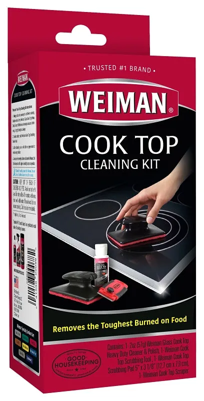 Weiman 98 Cooktop Care Kit, 2 oz, Liquid, Apple, Light Tan :EA: QUANTITY: 1